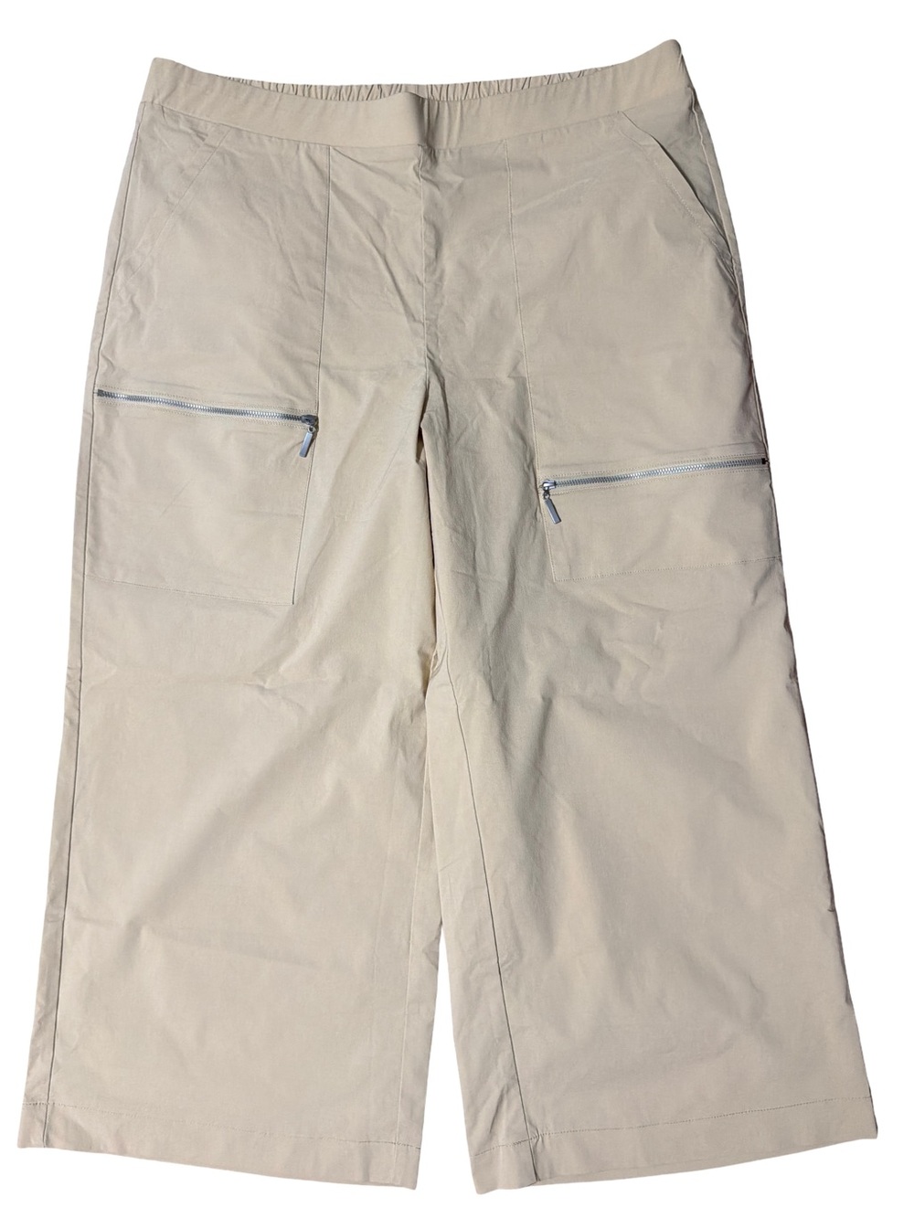 Wynne Layers Cream Cargo Pants Cropped Women's